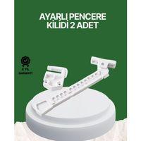 Çocuk Ve Evcil Hayvanlar İçin Pencere Emniyet Kilidi 2 Adet