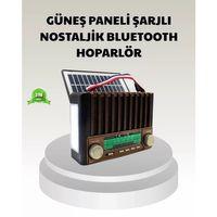 Güneş Enerjili Taşınabilir Hoparlör Ktf-1428 Bluetooth Radyo Usb Sd Kart Destekli