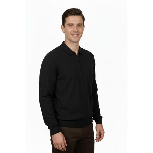 Erkek Regular Fit Polo Yaka Petek Triko Kazak BGL-ST04825