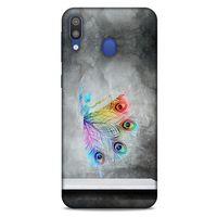 Samsung Galaxy M20 Kılıf Desenli Özel Seri Tüyler (38) Neo Hybrid Kılıf