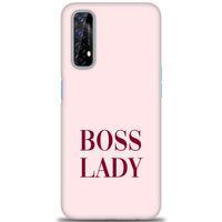 Realme 7 Kılıf HD Baskılı Kılıf - Boss Lady + Tam Ekran Koruyucu