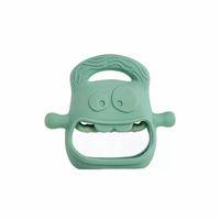 Koyu Yeşil Bebek Silikon Diş Kaşıyıcı