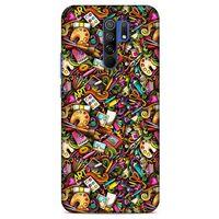 Graffitix (18) Desenli Silikon Kapak Xiaomi Redmi 9 Kılıf