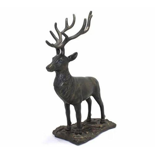 Metal Geyik 41 Cm Biblo Dekoratif Hediyelik