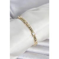 Xuping Punta Model Gold Renk Kadın Bileklik
