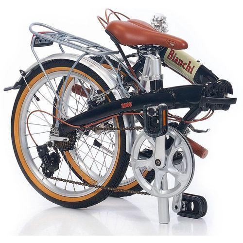 Bianchi New Vintage 20 Jant Katlanır Bisiklet Siyah