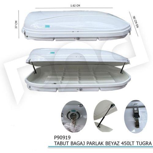 Tabut Port Bagaj Beyaz 450LT Tuğra