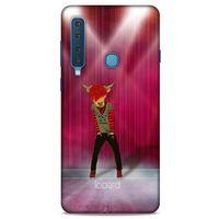 Samsung Galaxy A9 2018 Kılıf FunnyMaX (27) Tasarımlı Kılıf Fuşya