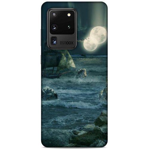 Lopard Samsung Galaxy S20 Ultra Uyumlu Kılıf Manipülasyon ☻ (13) Silikon Kap Baskılı