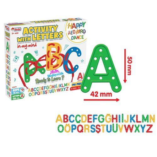 Dede Harfler Aktivite İp Dizme Oyunu