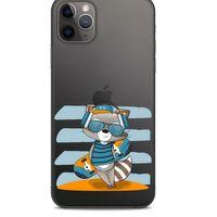 Zoologix (66) Apple iPhone 12 Pro Max Şeffaf Kılıf Silikon Desenli
