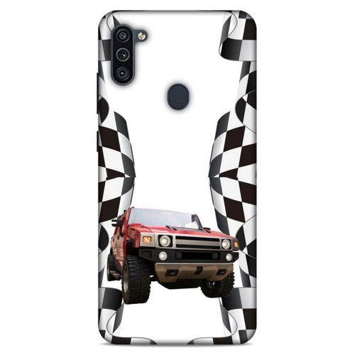 Lopard Samsung Galaxy M11 Uyumlu Kılıf PickUpX (24) Darbe Emici Kılıf Kırmızı Hummel