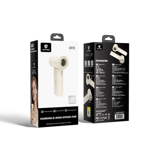 Lenyes LHF19 Dijital LED Göstergeli Yüksek Hızlı Portatif Soğutucu El Fanı