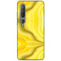 Mermer Desenli (11) Tema Tam Koruma Sarı Xiaomi Mi 10 Kılıf