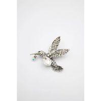 Kuş Broş - Gümüş