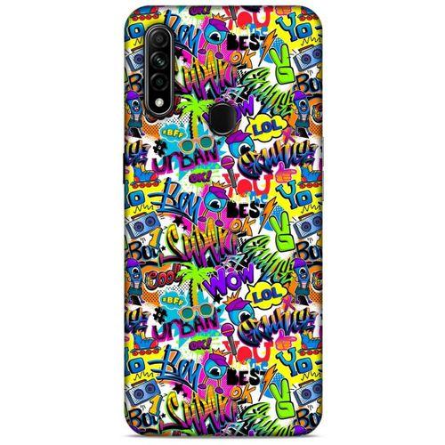 Graffitix (22) Desenli Silikon Kapak Oppo A31 Kılıf