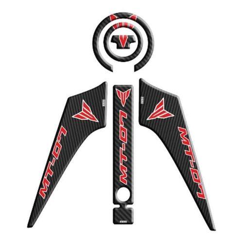YAMAHA Yamaha Mt07 2014 - 2017 Uyumlu Tank Pad Set 002