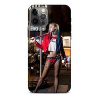 Apple iPhone 12 Pro Uyumlu Kılıf Harley Quinn (24) Darbe Emici Kılıf Kiraz kırmızısı