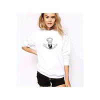 A Series Of Unfortunate Events Olaf's Fortune Circle Baskılı Beyaz Kadın Sweatshirt