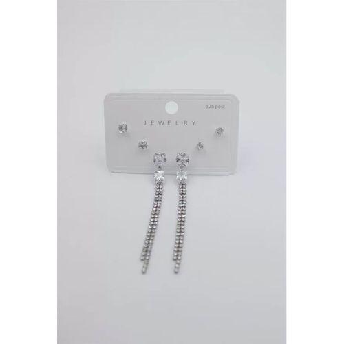 Çoklu Set Küpe - Gümüş