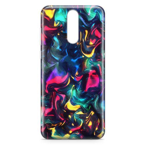 Huawei Mate 10 Lite Kılıf Işıklı Geceler Arka Kapak Koruma Desenli Full Koruyucu