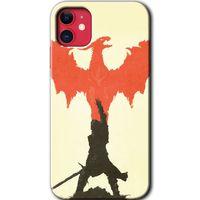 MRCİLETİSİM iPhone 11 Kılıf Baskılı Kapak - Dragon Hunter 1 + 5D Tam Kaplayan Cam