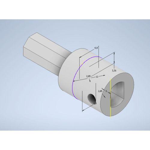 Mecanum TT Motor Kaplini 3D Baskı (Bu ürün Sadece Plastik parçadır - Almadan Önce Soru Sorabilirsiniz)