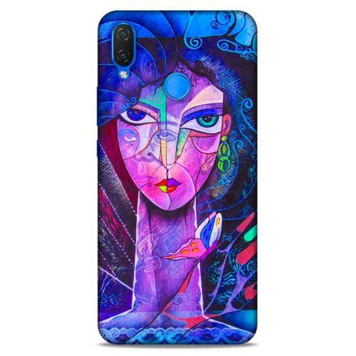 Lopard Huawei Psmart 2019 Uyumlu Kılıf Sürreal Yüzler ♀ (47) Crystal Flex Kılıf Baskılı