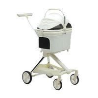 EuroDog Katlanabilir Köpek Arabası Beyaz 66x52x110 cm