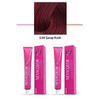 2 li Set Premium 5.66 Şarap Kızılı - Kalıcı Krem Saç Boyası 2 X 50 g Tüp