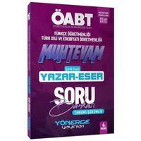 ÖABT Türkçe Edebiyat Muhteva Yazar Eser Soru Bankası Çözümlü Oğuzhan Kırlı Yönerge Yayınları