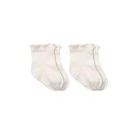 Bistyle Bistyle Overlok Style Penye Soket Çorap 2li 10153 Ekru