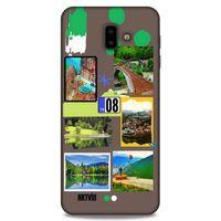 Lopard Samsung Galaxy J6 Plus Uyumlu Kılıf Şehirli ※ (8) Artvin Baskılı Kılıf