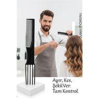 Bayan Kuaförü Saç Kesim Tarağı - Profesyonel Kuaför Saç Kesim Tarağı | Krepe, Ayırma ve Şekillendirme Tarağı