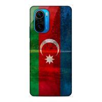 Xiaomi Poco F3 Uyumlu Kılıf Azarbaijan (43) Thin Fit Kılıf Bayrak Manzara