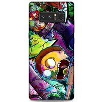 Samsung Galaxy Note 8 Uyumlu Kılıf Rick And Morty (41) Tank Kılıf Story Train Rick