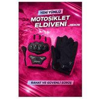 SEVGENT Eldiven Korumalı Parmaksız Peluşlu Fuşya L Beden