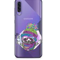 Zoologix (2) Samsung Galaxy A51 Şeffaf Kılıf Silikon Desenli