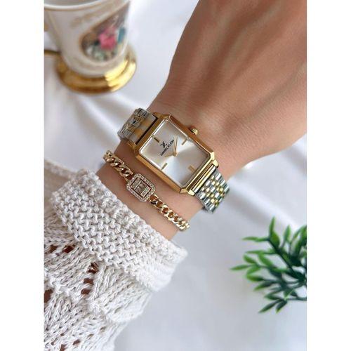 Daniel Klein Çelik Kordon 30 Metre Suya Dayanıklı Özel Tasarım Kadın Kol Saat+Bileklik VS.BLKT.0723