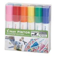 PILOT PİNTOR (M) YUVARLAK UÇ 12 RENK BASIC SET