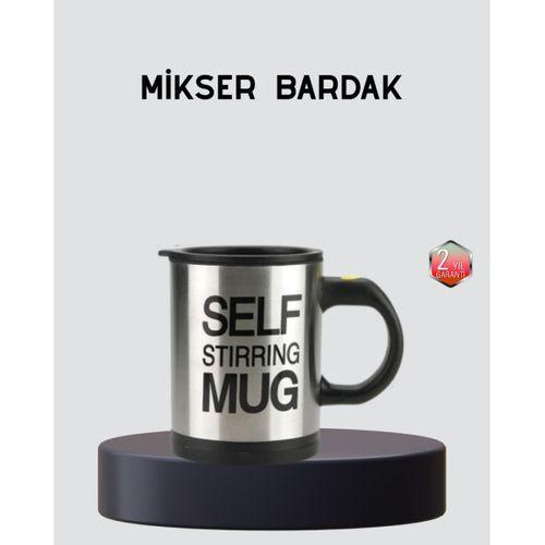 Otomatik Karıştıran Akıllı Kupa – Paslanmaz Çelik, Isı Korumalı