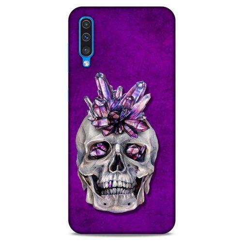 Samsung Galaxy A30s Uyumlu Kılıf Mor Delisi (49) Ultra Silikon Kılıf Kurukafa