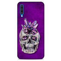 Samsung Galaxy A30s Uyumlu Kılıf Mor Delisi (49) Ultra Silikon Kılıf Kurukafa