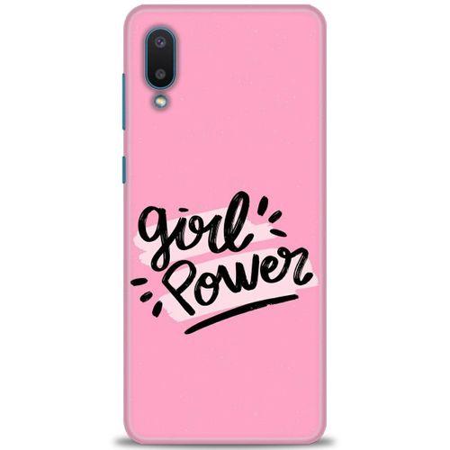 Samsung Galaxy A02 Kılıf HD Baskılı Kılıf - Girll Power + Tam Ekran Koruyucu