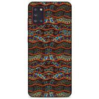 Samsung Galaxy A31 Kılıf Baskılı Özel Seri Taşlı (35) Fit Design Kılıf