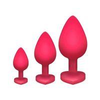 Kırmızı Kalpli Anal Set