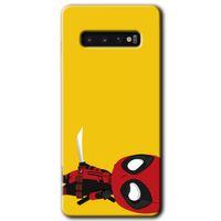 Galaxy S10 Kılıf HD Desen Baskılı Arka Kapak - DeadPool 6 + Kırılmaz Cam
