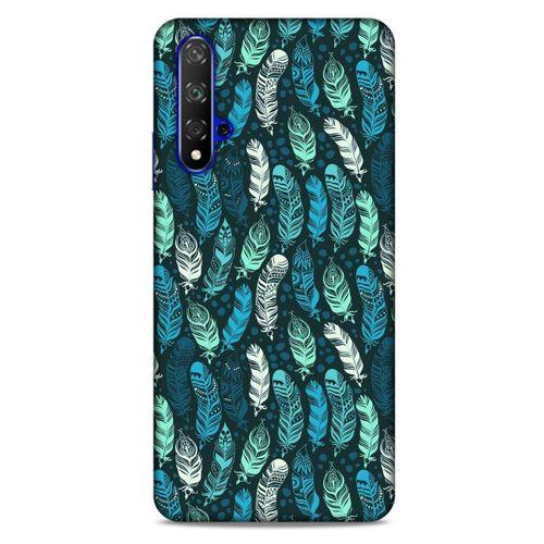 Huawei P Smart S Y8P Kılıf Desenli Özel Seri Tüyler (46) Core Armor Kılıf