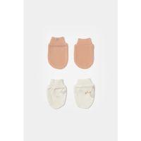Bibaby Bibaby Biorganic Teach Me 2'Li Bebe Eldiven 72240 Red