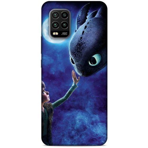 Xiaomi Mi 10 Lite Kılıf Dragons (40) Fit Silikon Kılıf Ejderha Takım Yıldızı